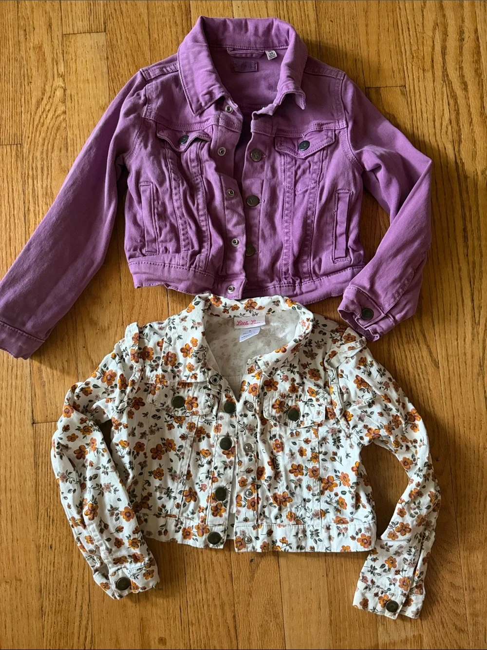 Kids Purple Denim Jacket - Lightweight Girls' Jacket